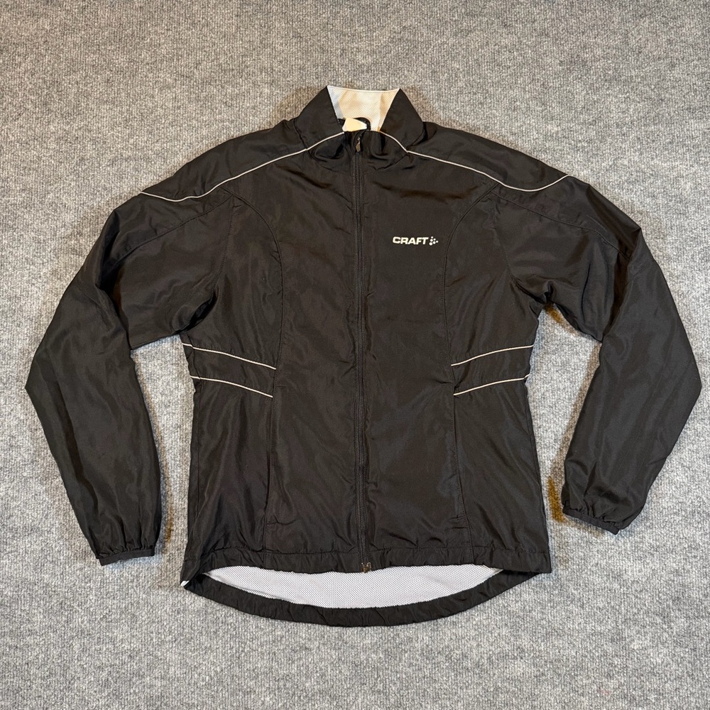 Craft‎ Cycling Jacket Women's S Black L3 Protection Full Zip